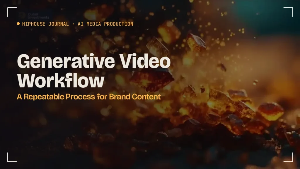 Cover: generative video workflow